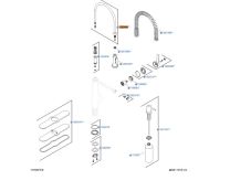 KOHLER, 1262406, HOSE KIT FOR K-R10651-SD-CP 