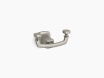 KOHLER, 16256-BN, MARGAUX DOUBLE ROBE HOOK, BRUSHED NICKEL