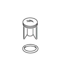 KOHLER, 21318-AF, VIBRANT FRENCH GOLD TUB DRAIN STOPPER