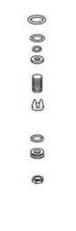 KOHLER, 500452, DECK FAUCET REBUILD KIT- DIVERTER