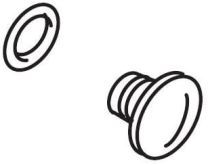 KOHLER, 76712-CP, PLUG BUTTON ASSEMBLY, POLISHED CHROME