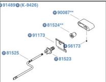 KOHLER, 81525, TRIP LEVER ARM