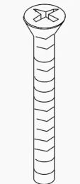 KOHLER, 87536, FLAT HEAD COUNTERSUNK SCREW  8-32 X 1.87