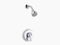 KOHLER, TS15611-4-CP, CORALAIS RITE-TEMP SHOWER TRIM LEVER WITH 2.5 GPM SHOWERHEAD, CHROME