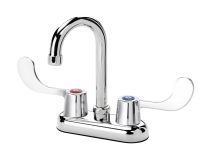 KROWNE, 11-400L-W, 1.8GPM SILVER SERIES 4" DECK MOUNT FAUCET, CHROME