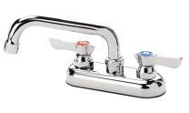 KROWNE, 11-406L, SILVER SERIES 4" CENTER DECK MOUNT FAUCET WITH 6" SPOUT