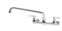 KROWNE, 12-812L, SILVER SERIES 8" CENTER WALL MOUNT FAUCET WITH 12" SPOUT