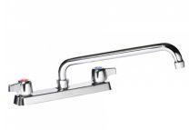 KROWNE SILVER SERIES 8'' CENTER DECK MOUNT FAUCET WITH 14'' SPOUT