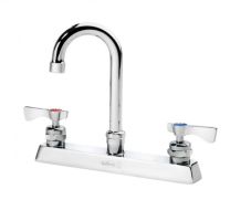 KROWNE,15-525L, ROYAL SERIES 8" CENTER DECK MOUNT FAUCET WITH 3-1/2" GOOSENECK SPOUT