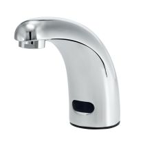 KROWNE, 16-196, ROYAL SERIES .5 GPM SINGE HANDLE DECK MOUNT SENSOR,BATTERY OPERATED, MECHANICAL VALVE FAUCET