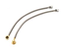 KROWNE, 21-444L, E-Z INSTALL WALL MOUNT FAUCET STAINLESS STEEL WATER LINE KIT (1/2", 22" LONG)