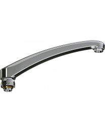 CHICAGO FAUCETS, L8LEOJKAB, 8" L-TYPE SWING SPOUT, CHROME