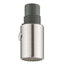 GEOHE, 46857DC0, UNIVERSAL (GROHE) PULL-OUT SPRAYHEAD, SUPERSTEEL