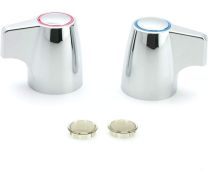 MOEN, 113973, MINI-BLADE HOT AND COLD HANDLE KIT, CHROME