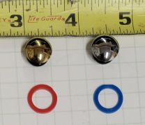 MOEN, 115034, HANDLE CAP KIT, CHROME/POLISHED BRASS