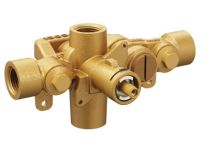 MOEN, 3510, MOENTROL SINGLE-HANDLE PRESSURE BALANCING ROUGH-IN VALVE 4 PORT 1/2" IPS