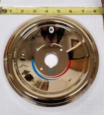 MOEN MOENTROL LEGEND TUB &  SHOWER ESCUTCHEON PLATE, POLISHED BRASS - DISCONTINUED 