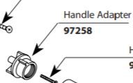 MOEN CONCENTRIX TUB/SHOWER SINGLE-HANDLE, HANDLE ADAPTER KIT - DISCONTINUED 
