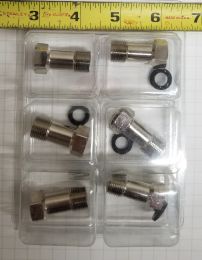 NEOPERL SUPPLY LINE 1 GPM, LEAD FREE NICKEL PLATED, 3/8"  COMPRESSION FITTING, 9/16"-24 (MALE) AND 9/16"-24 (FEMALE) KIT
