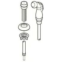 PFISTER, 951-680A, KITCHEN WHITE SIDE SPRAYER, CHROME PLATED