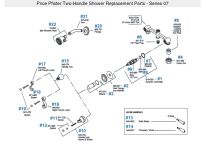 PFISTER, 971-702, SCREW FOR 07 SERIES TWO-HANDLE SHOWER