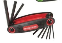 GENERIC, 94905SAE, GENERIC 9 SIZES HEX KEY SET