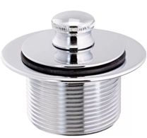 WATCO, 58309-CP, LIFT AND TURN TUB CLOSURE (1.625-14 x 1.25 BODY), CHROME 