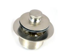 WATCO, 38329-BN, WASTE & OVERFLOW PUSH PULL TUB CLOSURE 1.8645-11.5X1.25, BRUSHED NICKEL