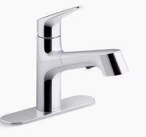 KOHLER, R29679-CP, VIN PULL-OUT KITCHEN SINK FAUCET WITH TWO-FUNCTION SPRAY HEAD, CHROME -DISCONTINUED