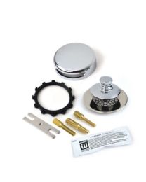 WATCO, 948700-PP-CP-G-3P, UNIVERSAL NUFIT PP TUB CLOSURE -SILICONE, GRID STRAINER , ALL 3 THREADED ADAPTER PINS, CHROME
