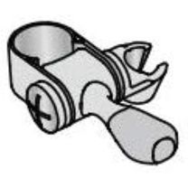 SYMMONS, FP-SM6-STNN-1, SLIDE MECHANISM FOR T-600B GRAB BAR SERIES, PLASTIC, STAINLESS STEEL