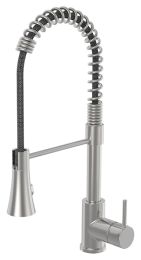 SYMMONS, SPR-3510-PD-STS, DIA 2.2 GPM SPRING PULL DOWN KITCHEN FAUCET, STAINLESS