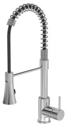 SYMMONS, SPR-3510-PD, DIA 2.2 GPM SPRING PULL DOWN KITCHEN FAUCET, POLISHED CHROME