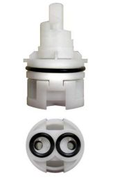 VALLEY 2-5/8" TALL HOT OR COLD CARTRIDGE WITH "D" SHAPED BROACH
