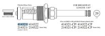 WALTER, 414321, BROADWAY 20 BROACH STEM, HOT
