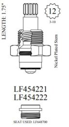 WALTER, LF454222, SEARS STEM, COLD