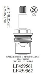 WALTER,LF459561, UNKNOWN CERAMIC CARTRIDGE, HOT