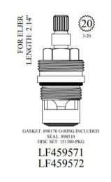 WALTER, LF459572, ELJER CERAMIC CARTRIDGE COLD