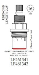 WALTER, LF461342, UNKNWON CERAMIC CARTRIDGE, COLD
