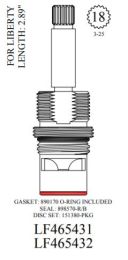 WALTER, LF465432, LIBERTY CERAMIC CARTRIDGE, COLD