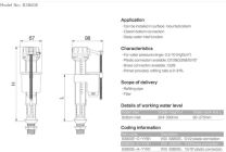 WDI, B3800E, FILL VALVE FOR ICERA AND DURAVIT TOILETS (0074114200; C6370)