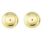Polished brass handle cap