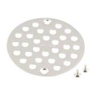 Polished nickel tub/shower drain covers