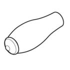 Porcelain handle insert