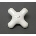 WALTER, 147090, CRANE PRE-WAR 12 POINT PORCELAIN INDEXED CROSS HANDLE