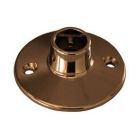 Flange for 4150 Rod, Polished Brass