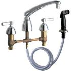 Concealed Dual Supply Sink Faucet W/ Side Spray