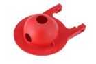 KORKY, 2021BP,  REPLACEMENT FLAPPER FOR TOTO G-MAX FLUSH TOILET, RED