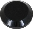 CHICAGO FAUCETS, 216-628BLACKPLJKNF, LABAROATORY PLAIN INDEX BUTTON, BLACK