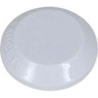 Index Button, Plain White No Ltrs